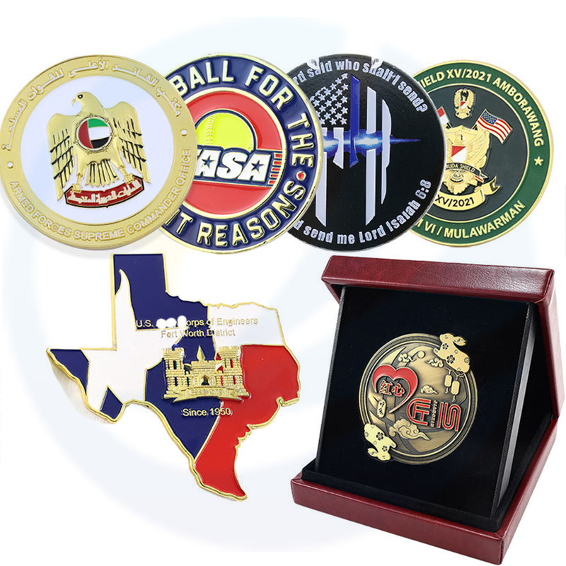 Manufacturer Custom 3d Challenge Coin Custom Engravable Metal Enamel Commemorative Souvenir Coin