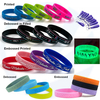 Personalized Ink Injected Wrist Band Rubber Bracelet Custom Logo Silicone Wristband for Promotional & Business Gifts