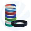 Most Popular Custom Engraved Text Logo Rubber Bracelet Glowing Silicone Wristbands Custom Party Running Rubber Wrist Band
