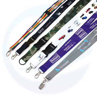 Polyester Sublimation Lanyards With Logo Custom