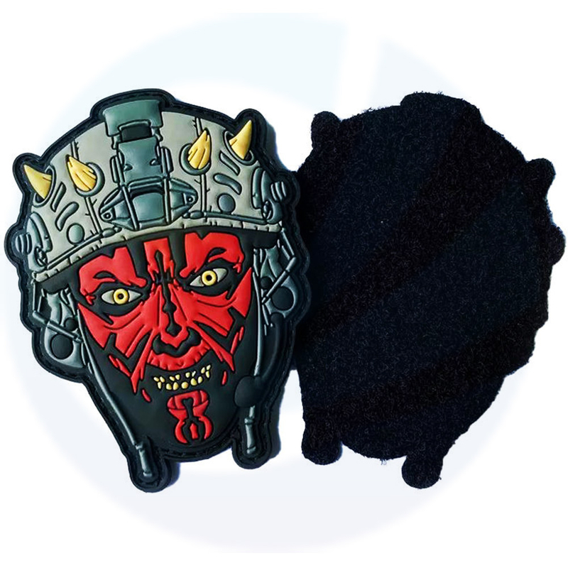 Good quality custom 3D pvc rubber label patch silicone patch for clothing soft pvc patches