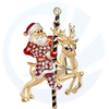 Customized Christmas Emblem, Holiday Decoration 3d pins , Lapel Pin