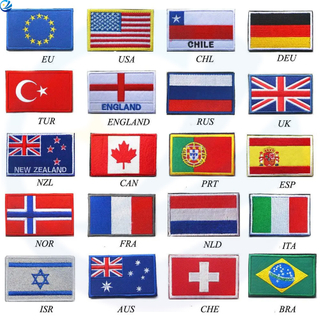 Customized Embroidered National Flags