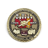 Hot sale custom 3D bronze personalized challenge coin commandant coin