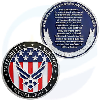 US Air Force Oath Challenge Coin for Airman's Gifts Civil Air Patrol Coin