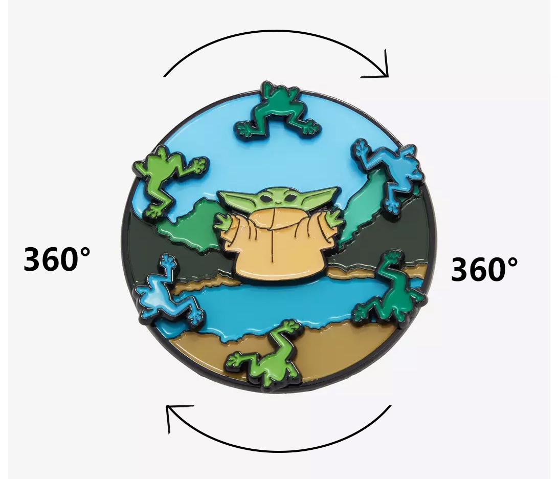 Spinning Enamel Pins!