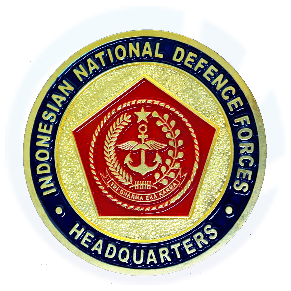 Indonesian National Defense Forces Challenge Coin