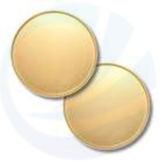 Factory Price challenge coin blanks Custom Laser Logo Metal Blank Challenge Coin