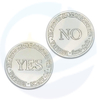 Cheap Custom Crafts Metal Stamping 3d Logo Souvenir Yes Or No Decision Coin for Sale