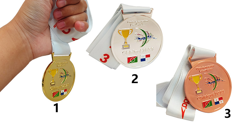 What is the Difference about Colors in Custom Medals?