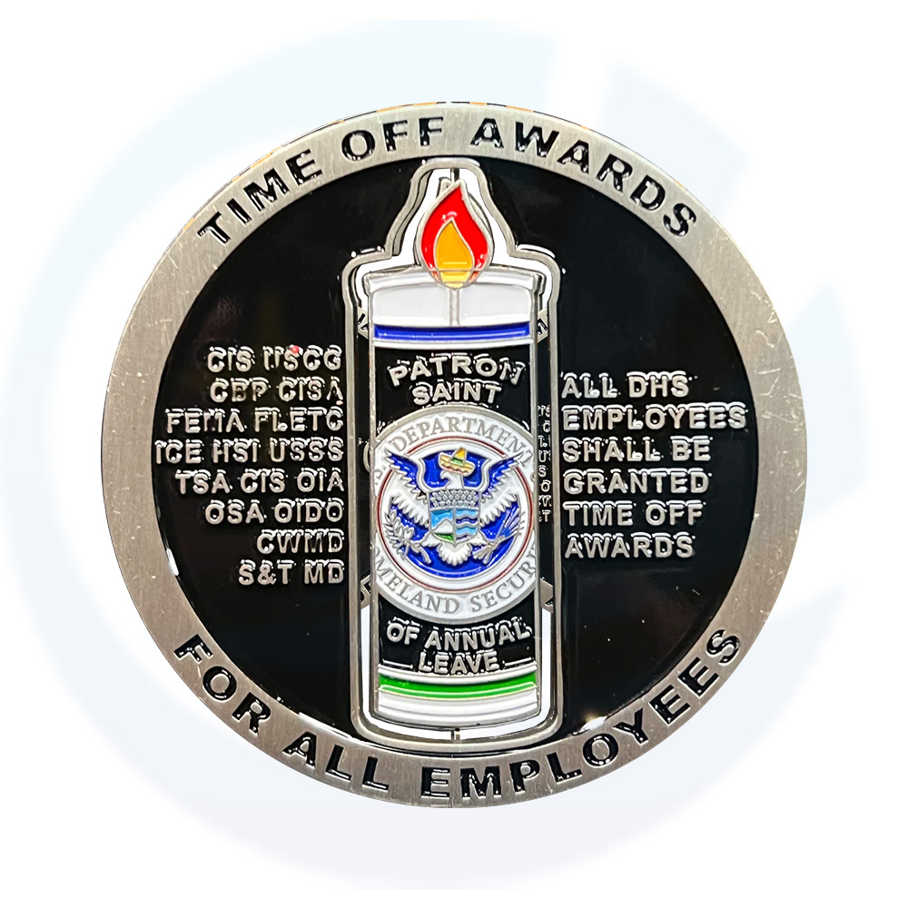 Custom Secretary Mayorkas Patron Saint CBP HSI CIS FEMA ICE Border Patrol Challenge Coin