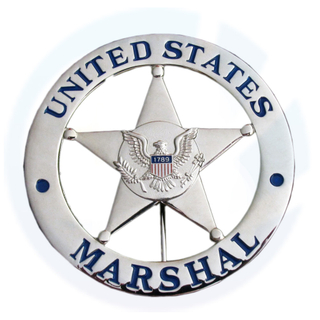 USMS US Marshal Federal Court Law Enforcement Badge Replica Movie Props