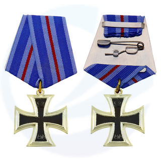 Custom Iron Cross Medal Badge Plated Coin Gold 1939 Iron Germany Promotion Custom Size Welcome Art & Collectible Color Opp Bag