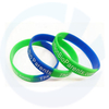 Most Popular Custom Engraved Text Logo Rubber Bracelet Glowing Silicone Wristbands Custom Party Running Rubber Wrist Band