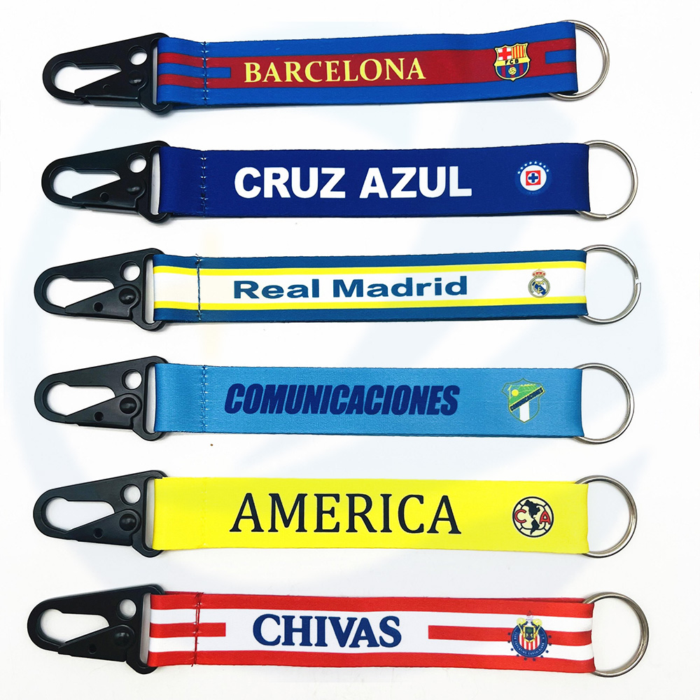 Lanyards Manufacturer Wholesale Personalized Sublimation Polyester Custom Short Keychain Custom Lanyard