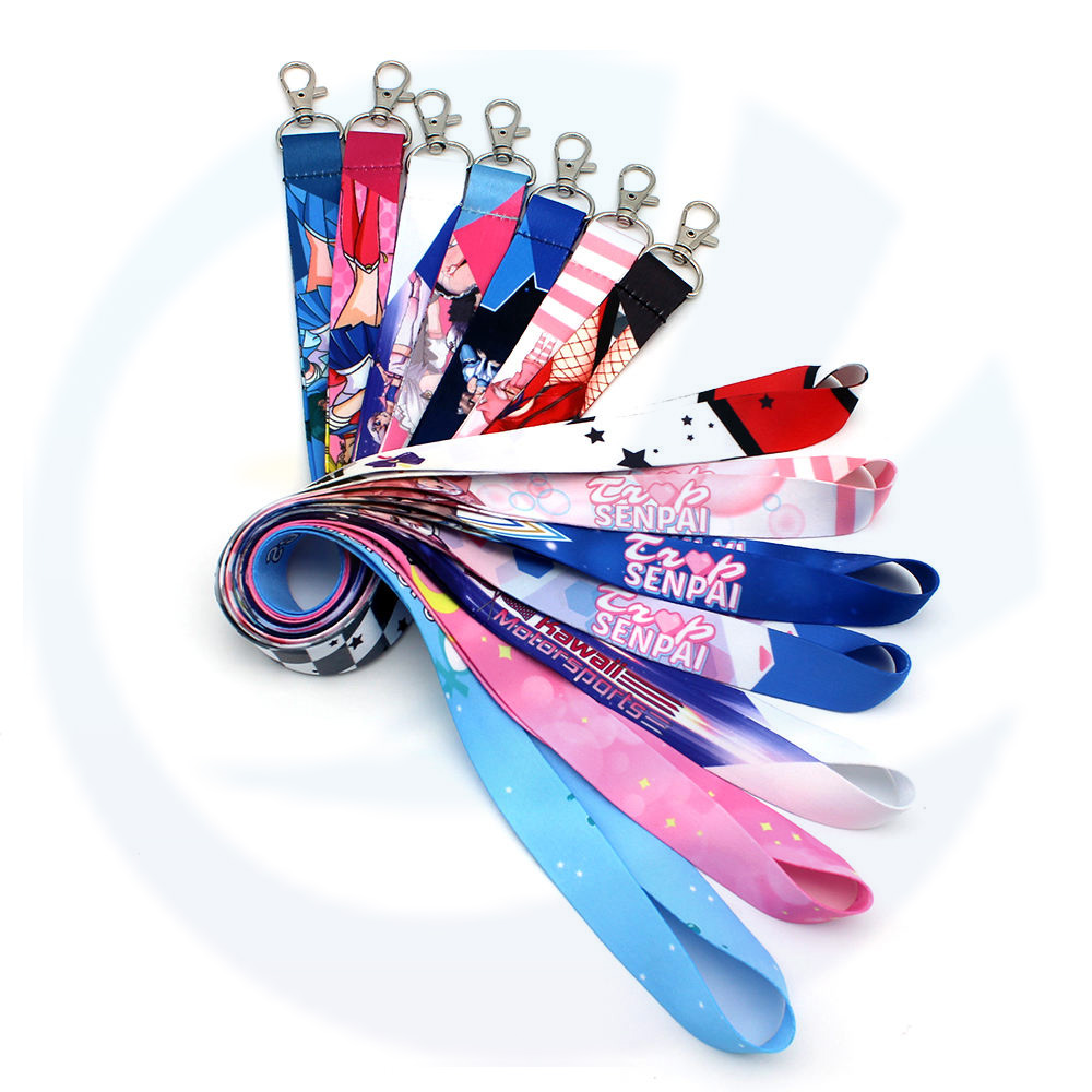 Polyester Sublimation Lanyards With Logo Custom