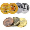 Monedas Free Design Stamping Dies 3d Zinc Alloy Challenge Coin Custom Engravable Metal Coins Double Commemorative Souvenir Coin