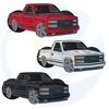 Manufacturer Customized Lapel Pins 3D Bus Pickup Truck Car Pin Badge Custom Metal Zinc Alloy 3D Soft Enamel Pins Cars