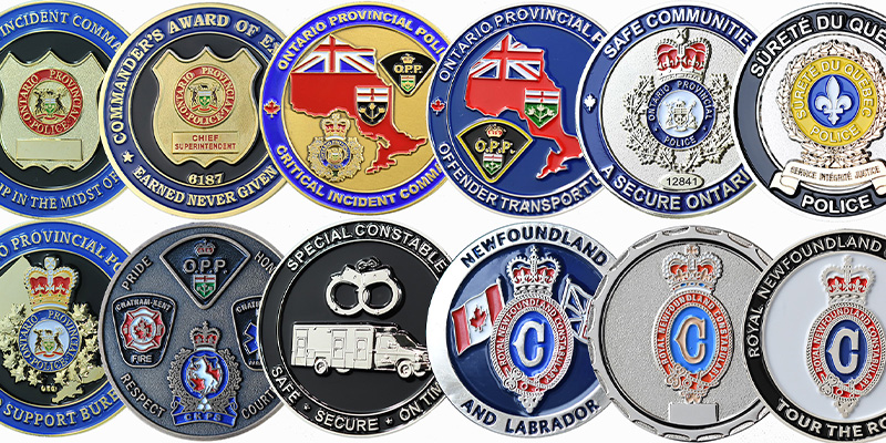 The Elegance of Provincial Police Forces Coins: A Craftsmanship Marvel by YC Gift