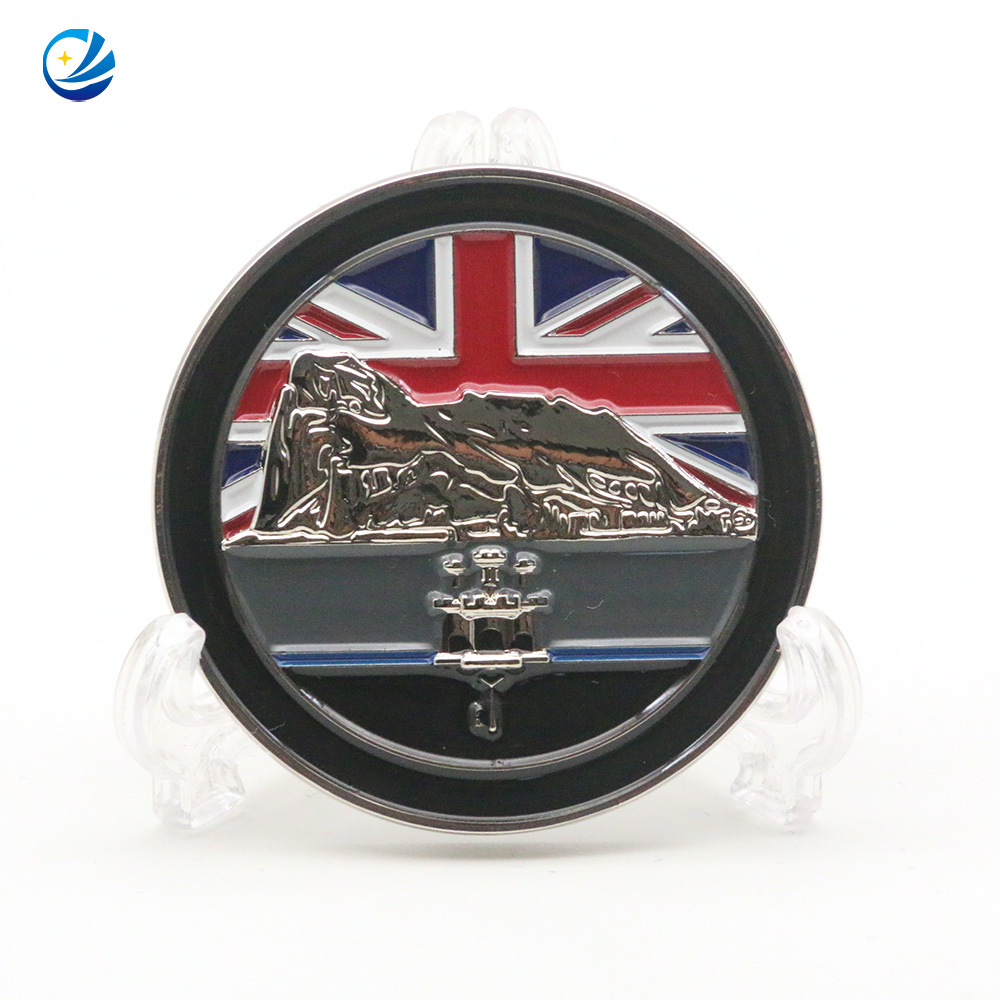 Custom Uk Collectible Antique Old Metal Challenge Coin 3D Double Sided Gold Dollar Liberty British Royal police Commemorative Challenge Coins 