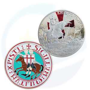 Knight Templar Red Cross Challenge Coin