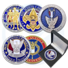 Custom Challenge Metal American Eagle Boy Scout Distinguished Eagle Coins