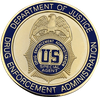 Custom Coin Makers Funny Awesome Unique Personalized Police U. S. Drug Enforcement Administration (DEA) Correctional Officer Challenge Coin