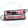 Embroidery pilot Airline Aviation Key Tag