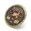 Hot sale custom 3D bronze personalized challenge coin commandant coin