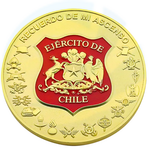 Factory Wholesale Bulk Cheap Custom 3d Blank chile Coin Chilean Airforce Challenge Coins