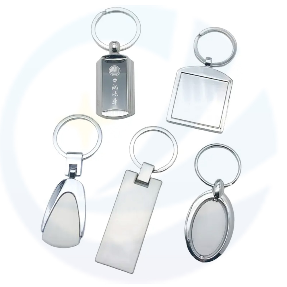 Stainless Steel Key ring Keychain Custom Sublimation Key Chain Ring Metal Keychain