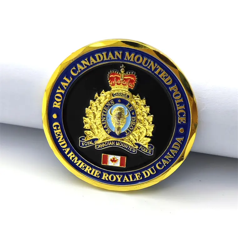 Custom 3D Zinc Alloy Brass Engraving Souvenir canada coin Manufacturer Canada Day Challenge Coins