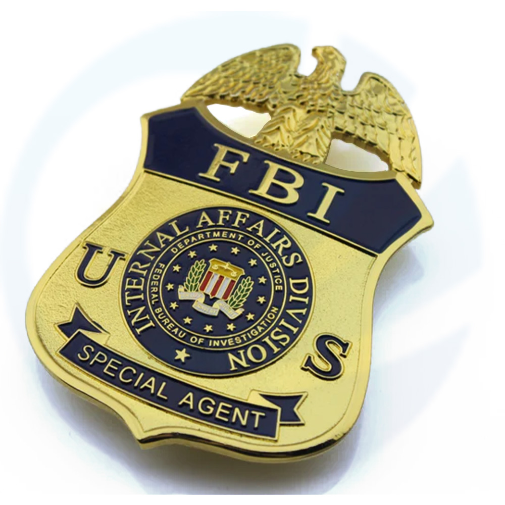 Replica police metal badge united States FBI special agent Insignia federal bureau investigation