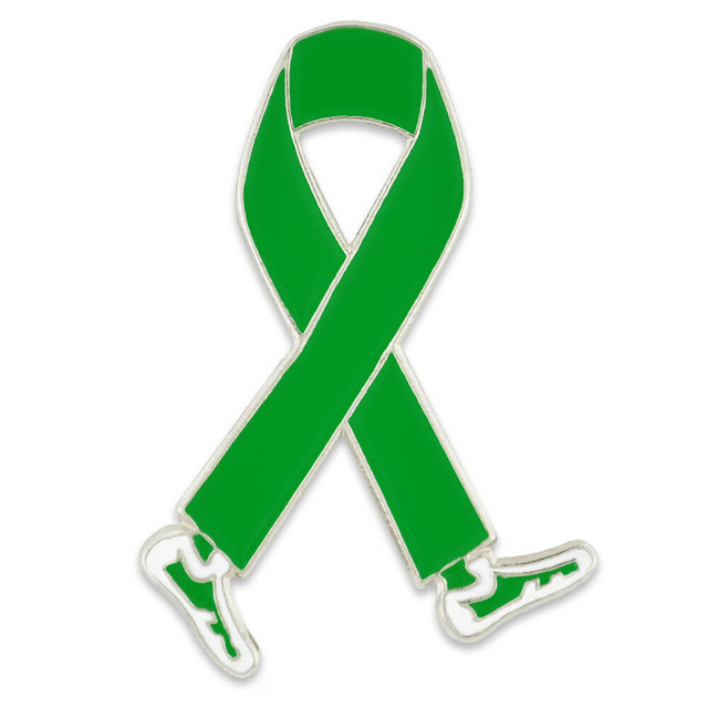 Green Ribbon Pin