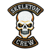 Custom Patch Embroid Big Atom Large Size Embroidered Skull Biker Wholesale Personalized Iron on Hand Embroidery Patches for Hat