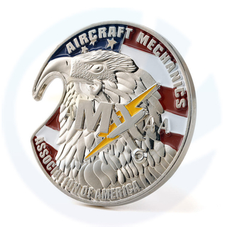 Personalized Custom Souvenir Gold Silver Bronze Zinc Alloy Enamel Metal Commemorative American Eagle Bottle Opener Challenge Coin