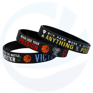 Custom Printing Debossed Embossed Silicon Bracelet, Customised Event Rubber Wrist Bands Silicone Wristbands