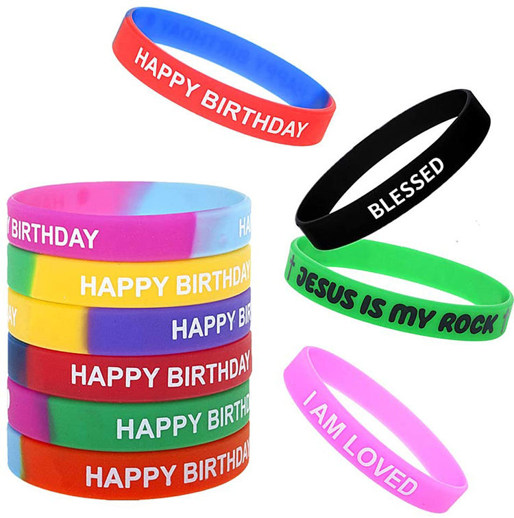 2023 cheap free samples promotion gravure custom silicone bracelet with logo