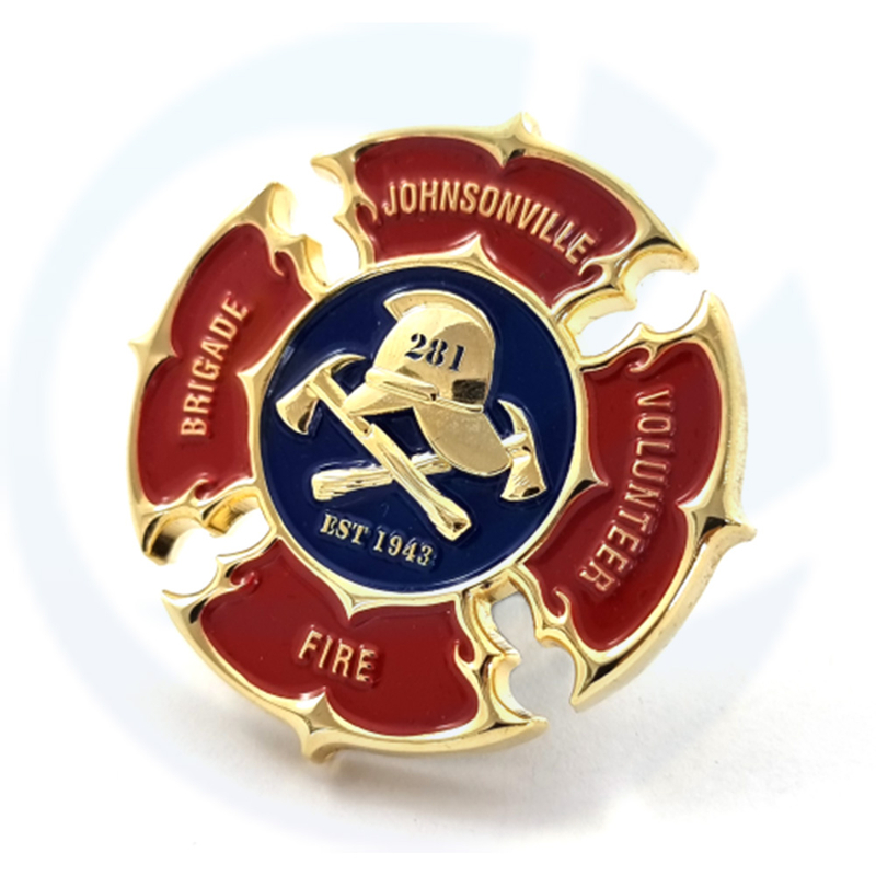 Custom Logo Metal Craft 3D Token Firefighter Coin Collectable Challenge Coin for Promotion Military Fireman Souvenir