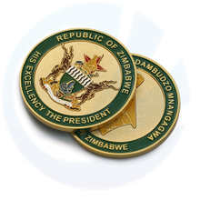 The Government of Zimbabwe Challenge Coin