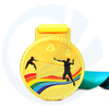 Customized Metal Table Tennis Badminton Tennis Squash Medallion Wholesale Gold Enamel Custom Sports Medal