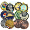 Monedas Free Design Stamping Dies 3d Zinc Alloy Challenge Coin Custom Engravable Metal Coins Double Commemorative Souvenir Coin