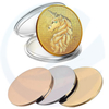 Engravable Coins Custom 1.5 Inches Round Gold Silver Copper Metal Plated Brass Blank Challenge Coin For Fiber Laser Engraving