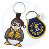 Bespoke Custom Shape And Size Promotional Embroidery Keychain Patch
