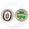 Irish Challenge Coins Clover firefighter coin