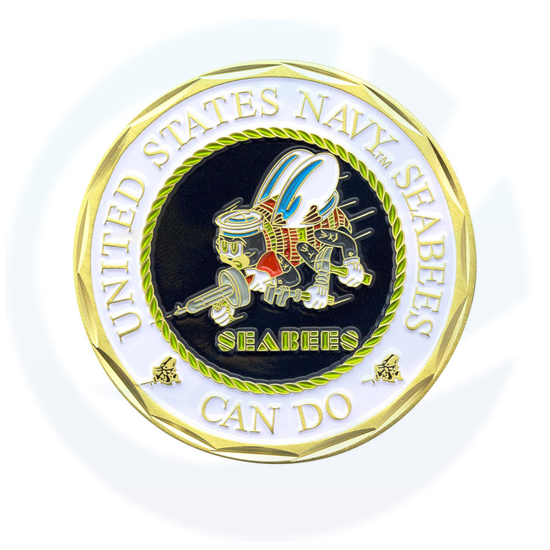 U.S. Navy Seabee Warfare Coin