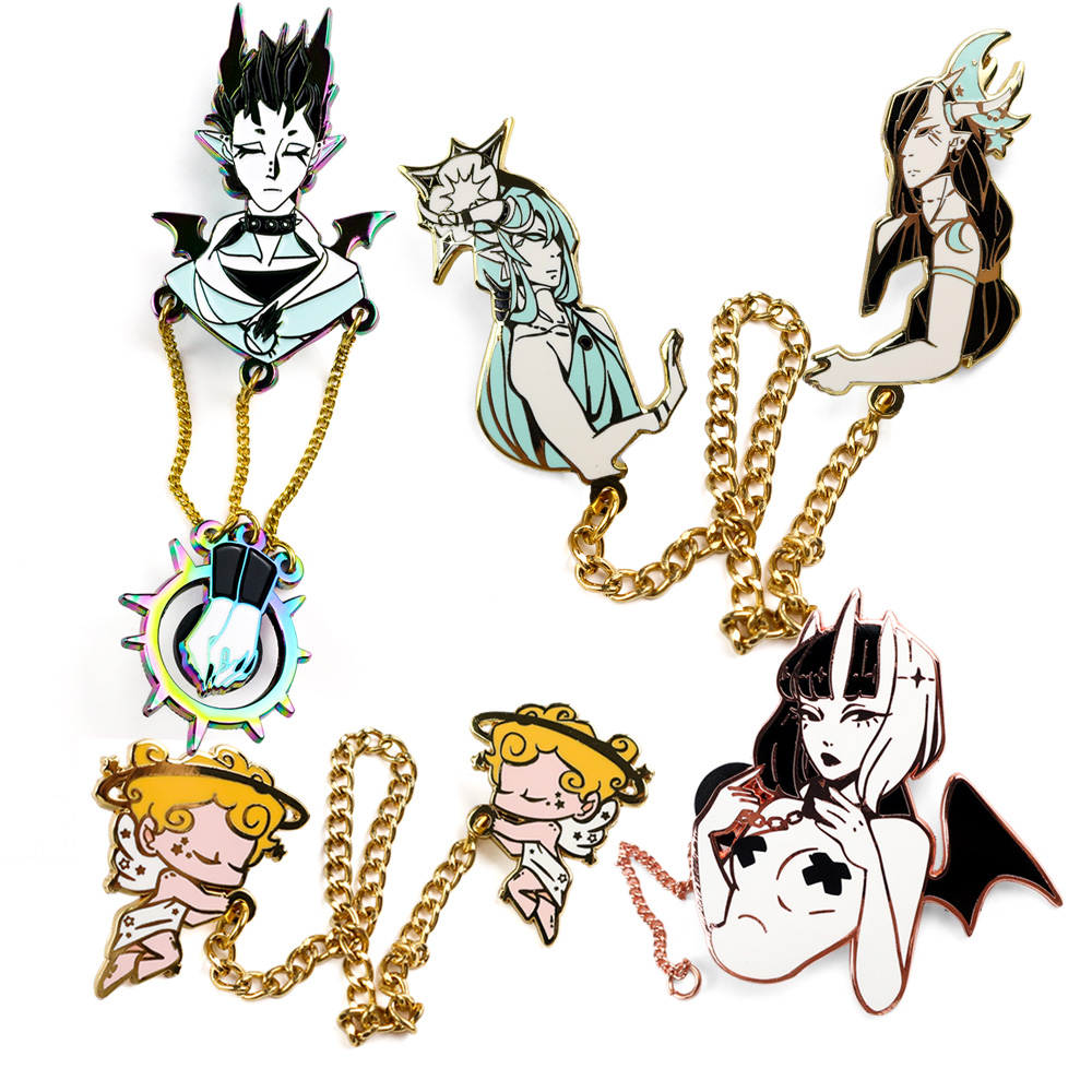 Chain Lapel Pins