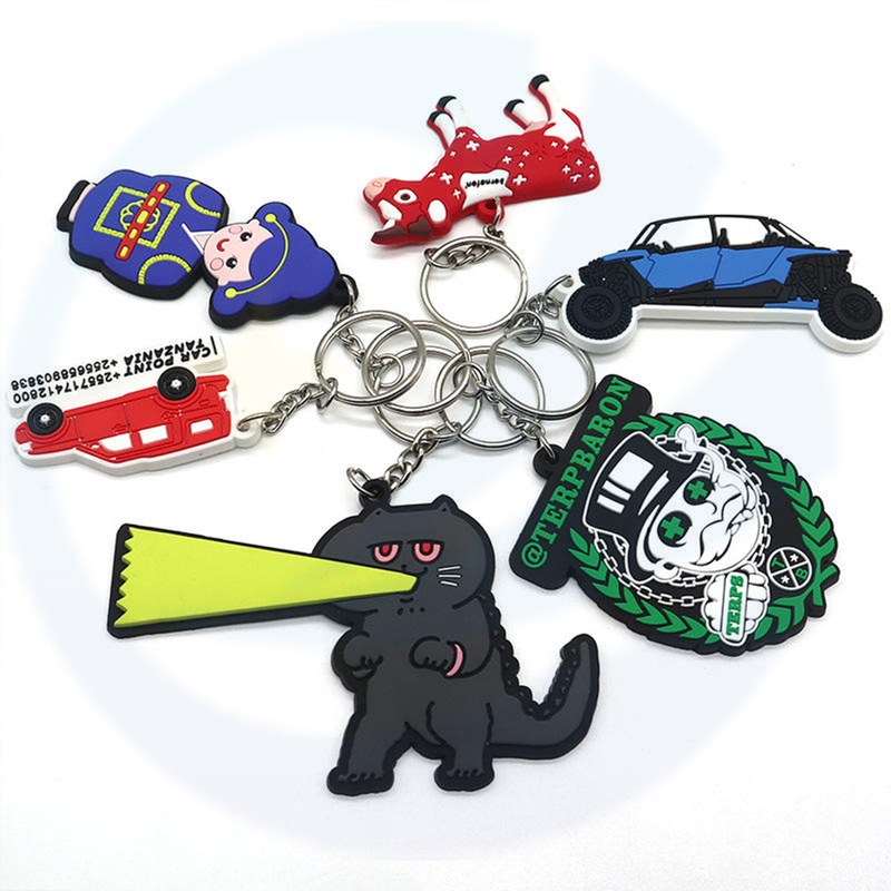 All Type of Key Chains Wholesale Personalized Custom 3D Soft PVC strap PVC truck Rubber Keychains for Promotion Gift