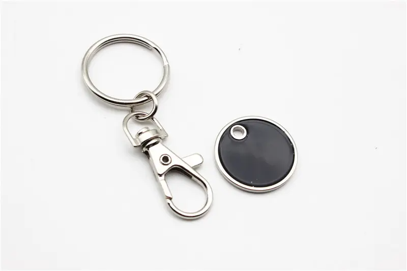 Cheap Metal UK Trolley Insert Coin Keychain For Supermarket Shopping Cart Token