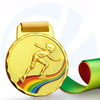 Medal Sports ice-skating Skating Cheap Professional Sport Custom Logo Ribbon Medallion